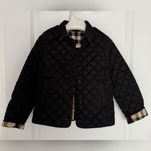 Burberry Black Quilted Kid Jacket